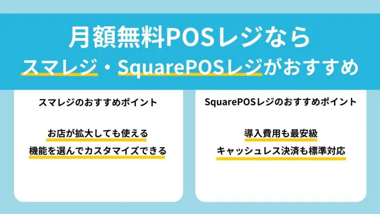 POSレジの価格相場は？導入費用・月額料金で50製品の値段を比較