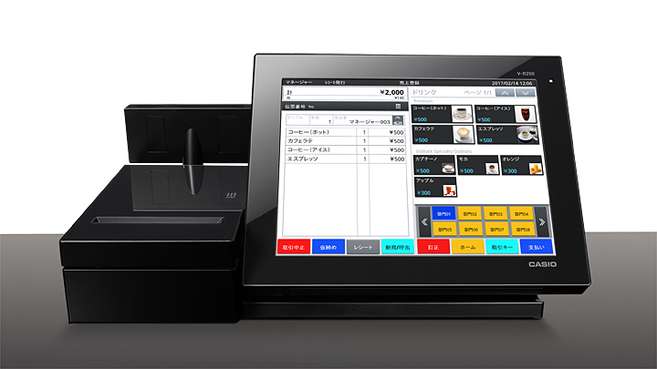 カシオのPOSレジ・レジスターの価格や特徴・評判・操作